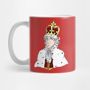 king george hamilton cartoon Mug